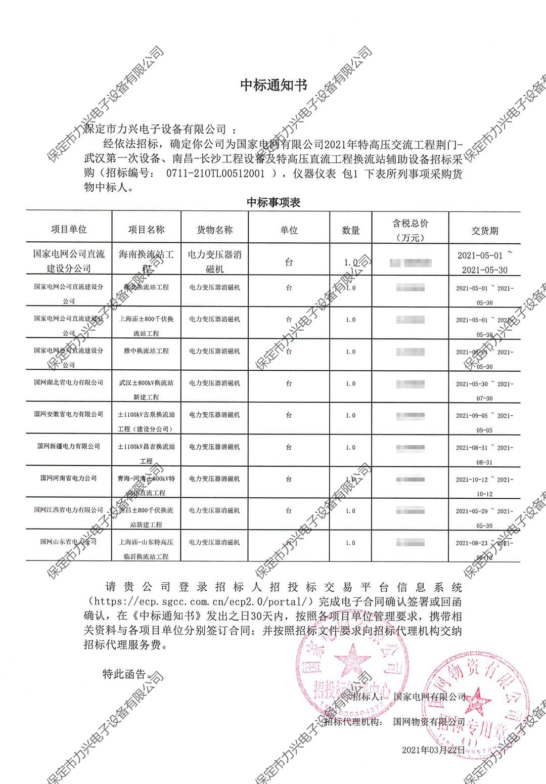 国家电网有限开云(中国)Kaiyun·官方网站,登录入口
2021年特高压交流工程荆门-武汉第一次设备、南昌-长沙工程设备及特高压直流工程换流站辅助设备招标采购.jpg